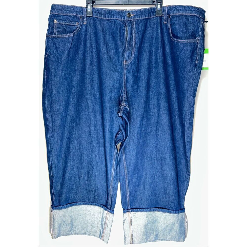 Kate Spade New York x Target High-Rise Straight Leg Wide Cuff Jeans size 26